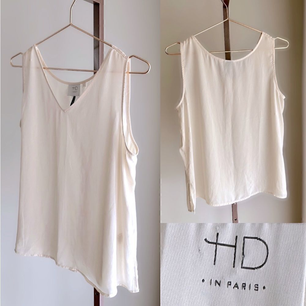 ANTHROPOLOGIE HD in Paris breezy Blouse Top tank size 14